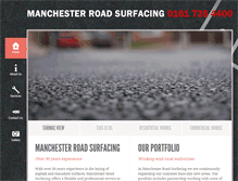 Tablet Screenshot of manchestersurfacing.com